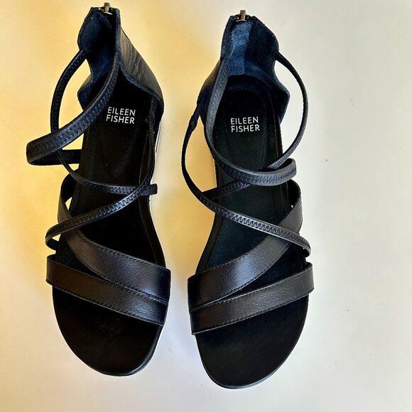 Eileen Fisher Skip Leather Sneaker Sandal - Picture 2 of 5